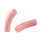 Acryl Perle Tube 32x8mm matt Bubble gum pink